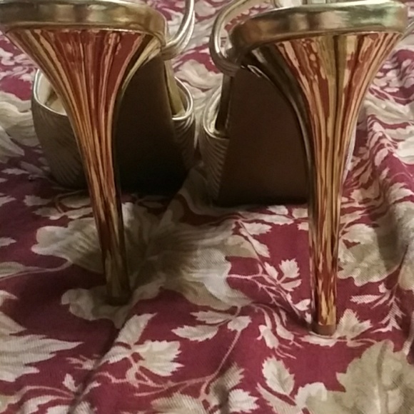 Gianni bini gold heel - Picture 5 of 7